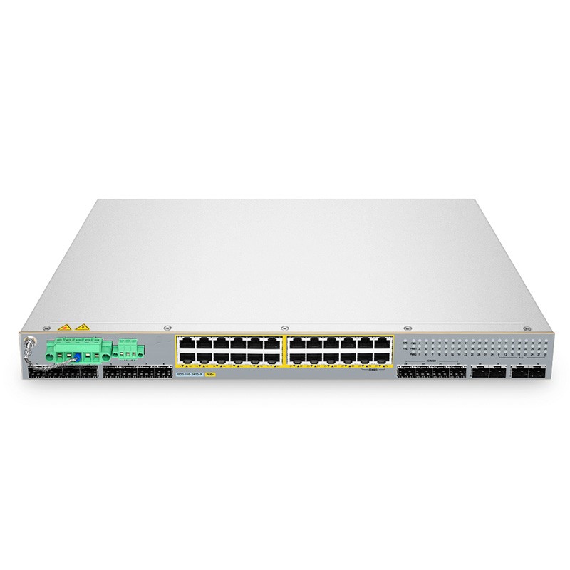 IES5100-24TS-P, 24-Port Gigabit Ethernet L3 Managed Industrial PoE+ Switch, 24 x PoE+ Ports @720W, with 4 x 1Gb Combo, 8